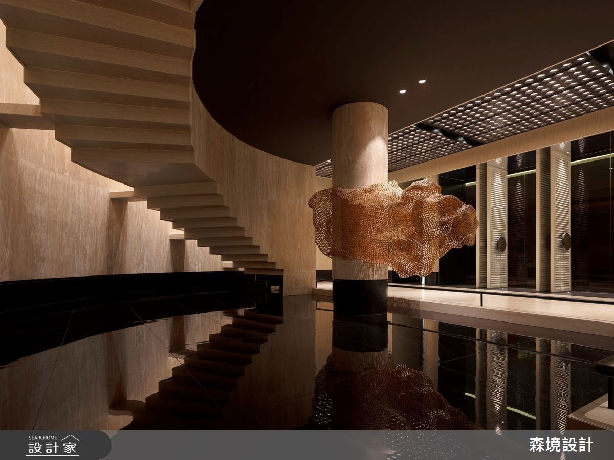 新東方風銷售中心設計，藤編光影與織夢築居敘述理想家園雛形