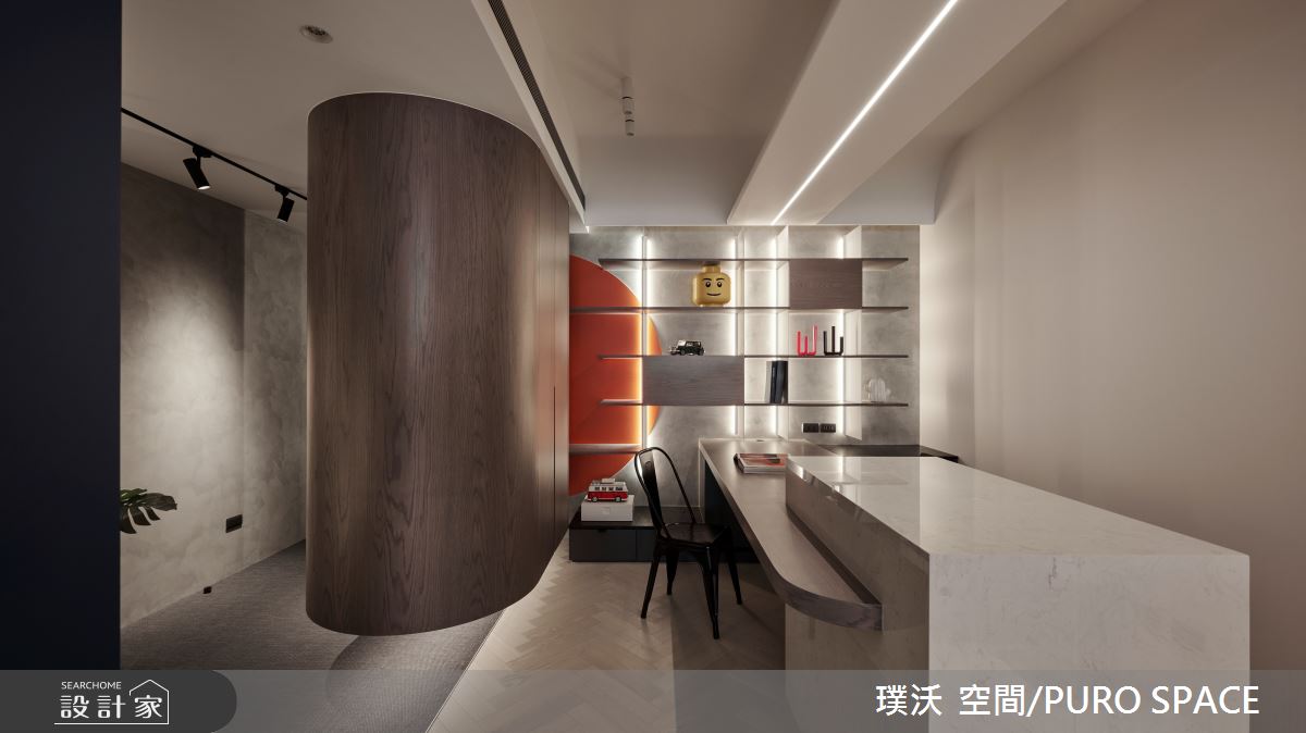 狹長老屋大改造！建材與色彩讓0隔間享有一物多用的時尚及便利性