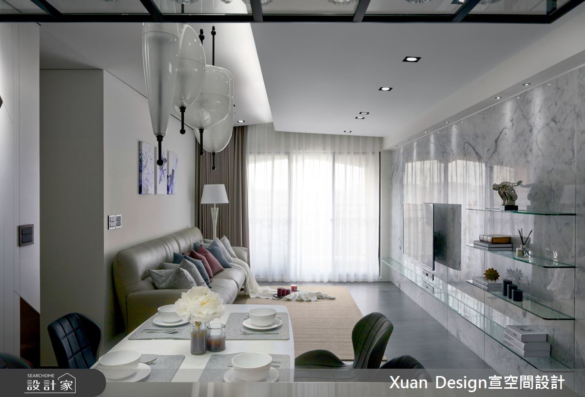 工程師嚴選私宅！大膽金屬色塊勾勒大氣現代風，最愛在中島泡咖啡享受美...