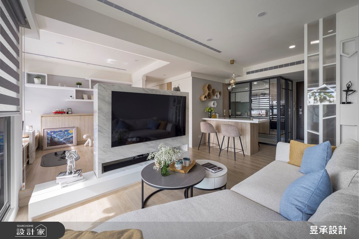 日光伴隨愜意的單身時光！一睹彈性、開放的現代宅