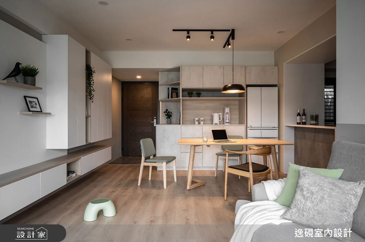 22坪減法北歐宅，異材質細節勾勒出冷暖交融的舒適居家