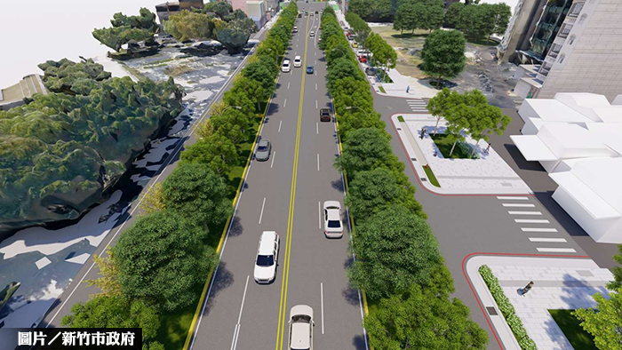 竹市東大路變身林蔭大道 11月底完工