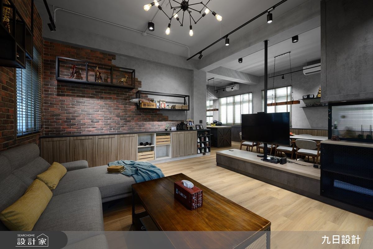 20年老屋翻新再生！佐入清水模塗料、文化石與木紋變身貓咪也愛的溫柔美...