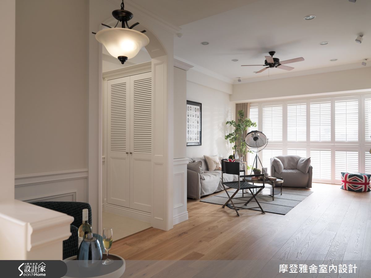 美式風單身宅的裝修範本！1人獨享35坪好愜意