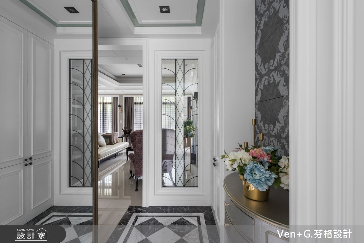 優雅純白的氣質典範！ 130 坪貴族美式風莊園別墅