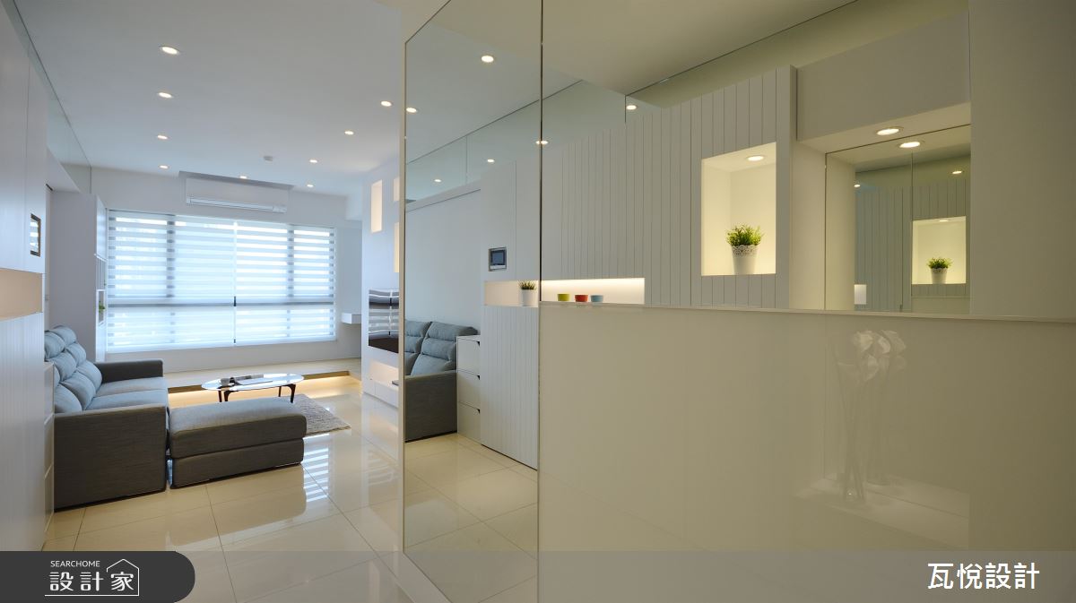 打造雙倍放大的秘密！一家 3 口的 22 坪透白機能宅