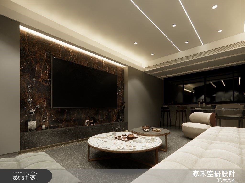 25坪老屋翻新打造舒適又時尚的居家空間，陽台結合家事間，讓日常瑣事也...