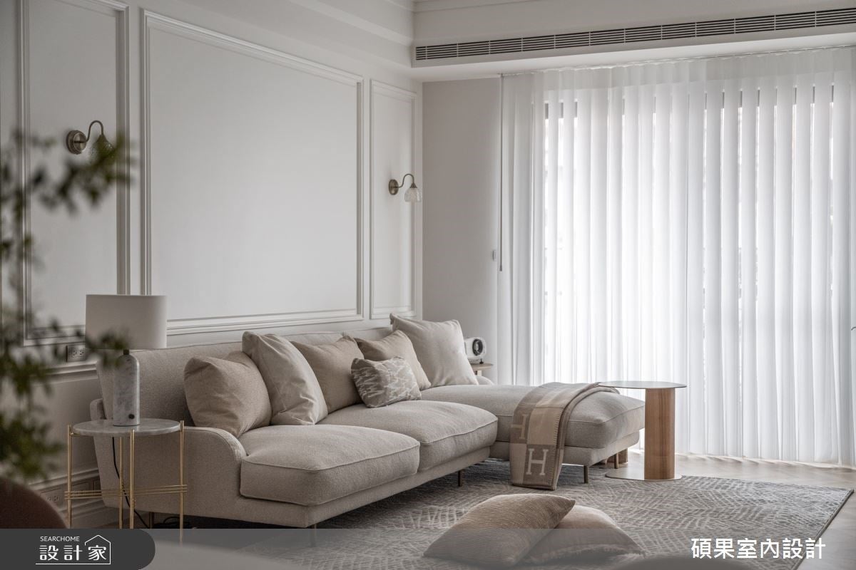 放入溫柔唯美的生活表情！以 37 坪奶油色美式宅，成就每個幸福瞬間！