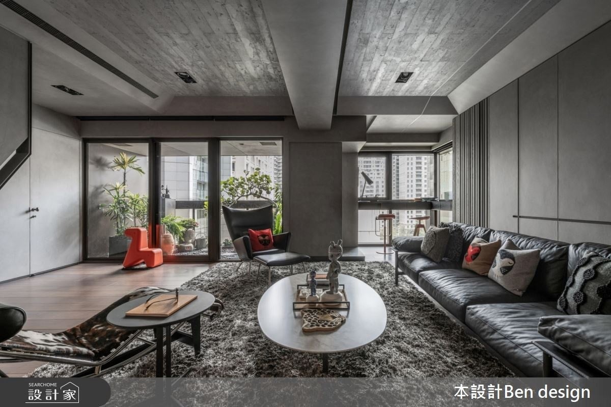 清水模的灰階美學！在俐落自然的現代單身居家，領略時尚侘寂之美！