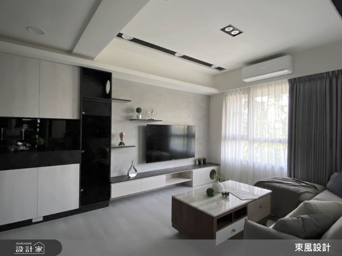 講究小宅的採光和空間感！溫柔灰階現代風，用玻璃隔間重塑空間樣態