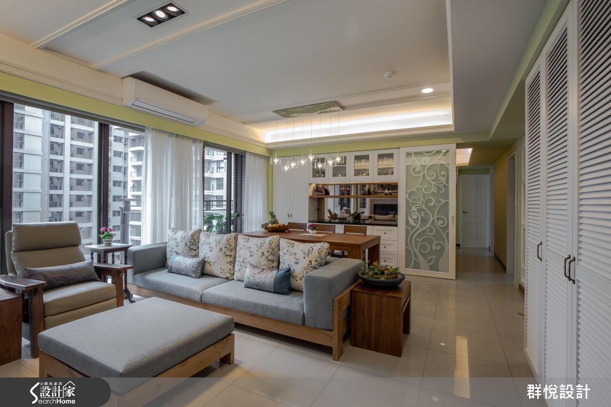 就用一面窗 打造一家三口的現代輕美式好光景