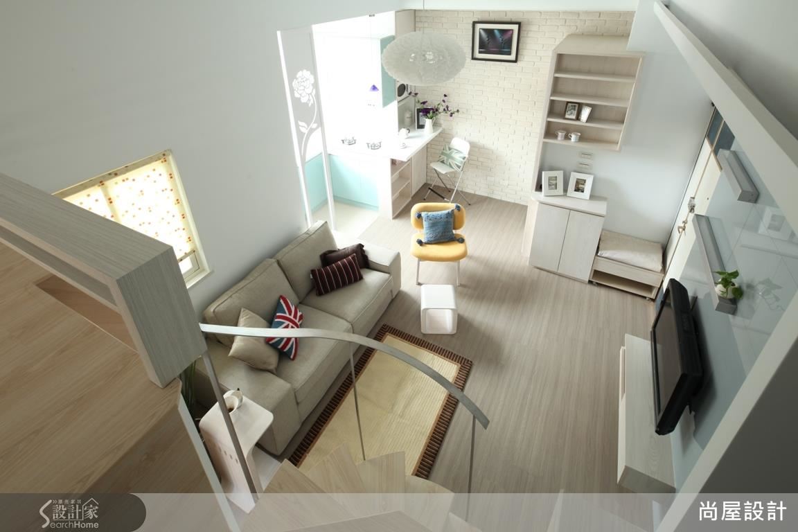 鄉村風+超強機能+挑高夾層，麻雀小窩也能變鳳凰！