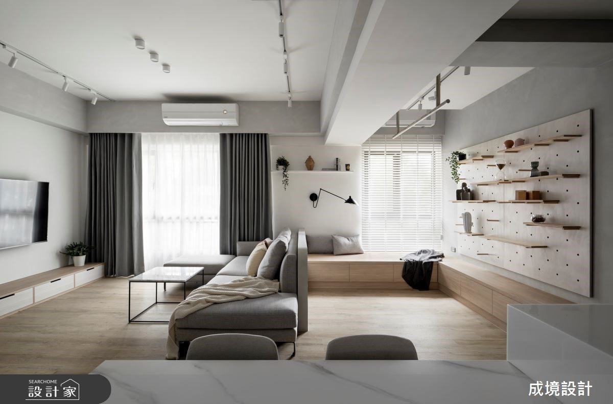 宅在北歐風美宅！樂土、開放中島廚房與單槓健身區，創造清新愜意的日常生活