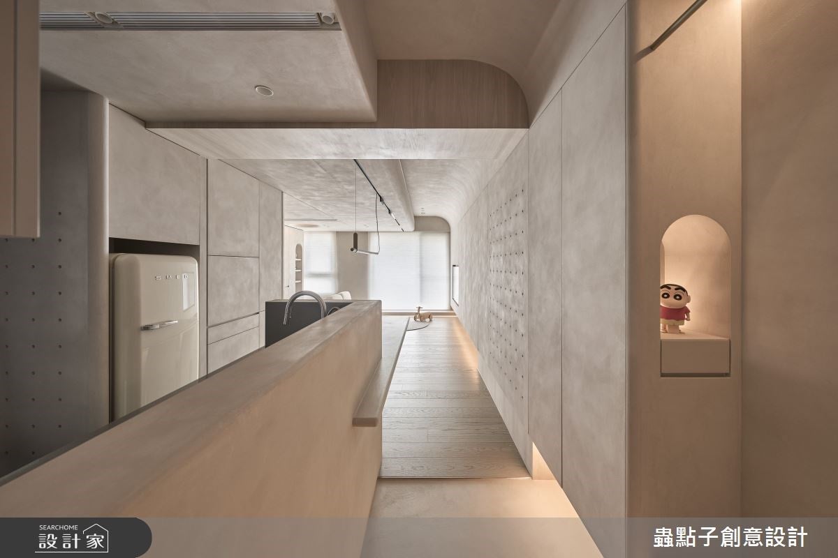 設計師的家用創意思維解構空間！20坪擁六米大客廳、彈性2+1房和移動溜滑...