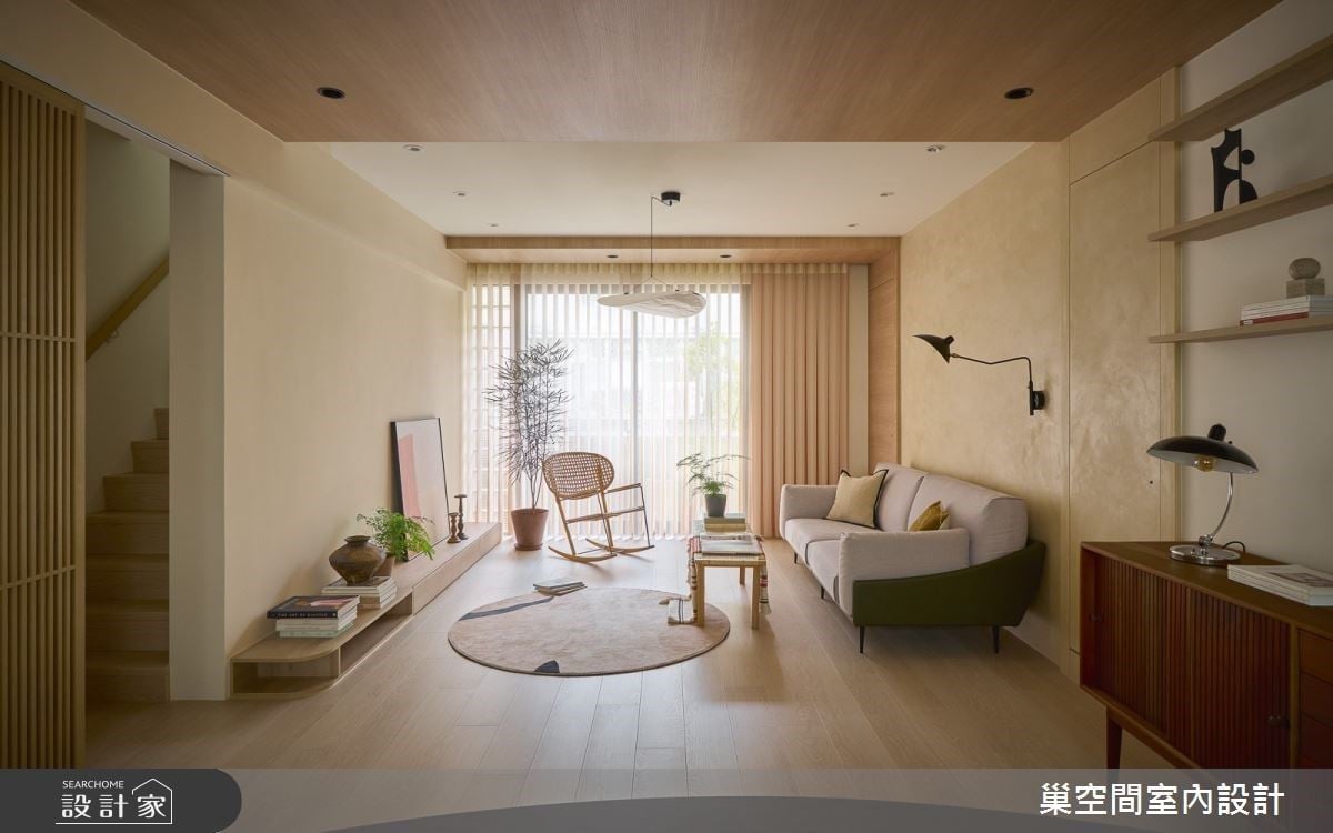 北市長型老屋捨棄系統櫃，擺脫格局框架!在高彈性佈局中品味無邊界的浪漫