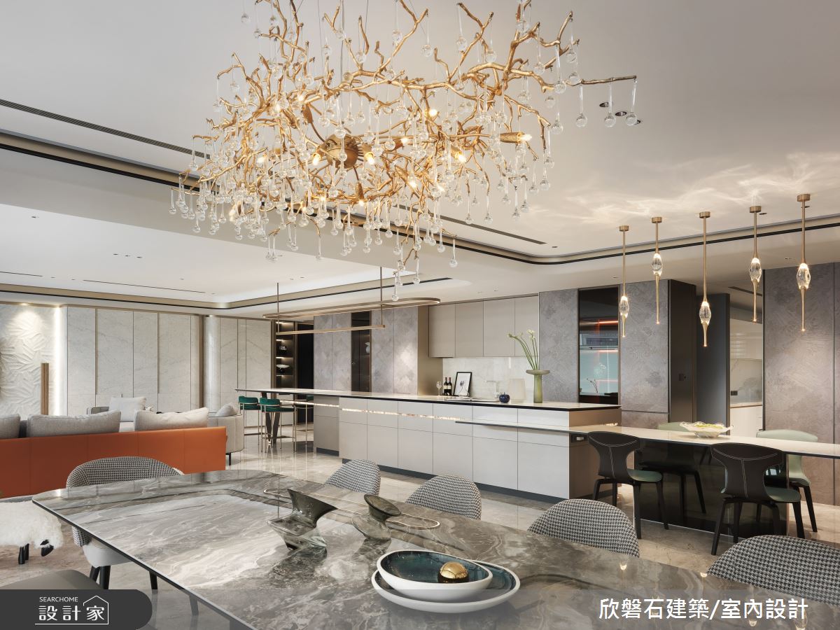 揭曉台中豪宅設計玩出奢華新意！擅長刻劃高級訂製居所，欣磐石建築頻頻...