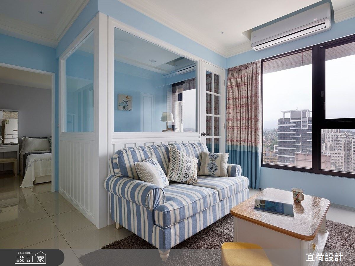 10 坪美式鄉村宅吹起療癒海洋風！忙碌的你，回家度假吧！