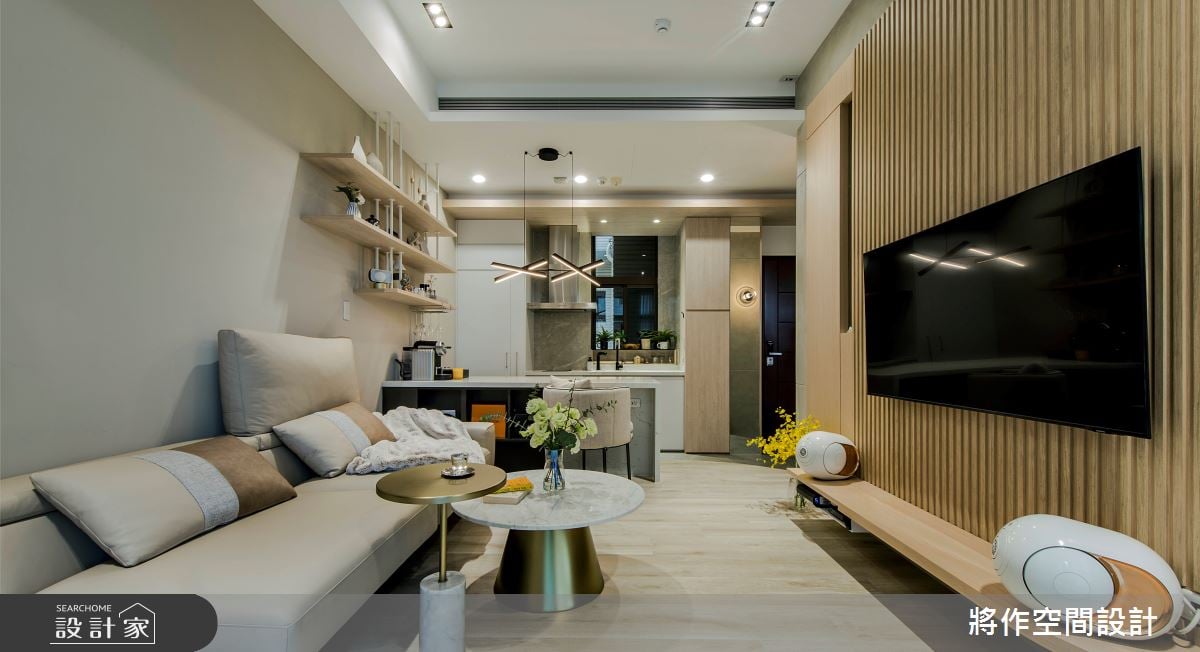 【TV】用隱藏門取代實牆 14坪小宅的明亮通透實用美學