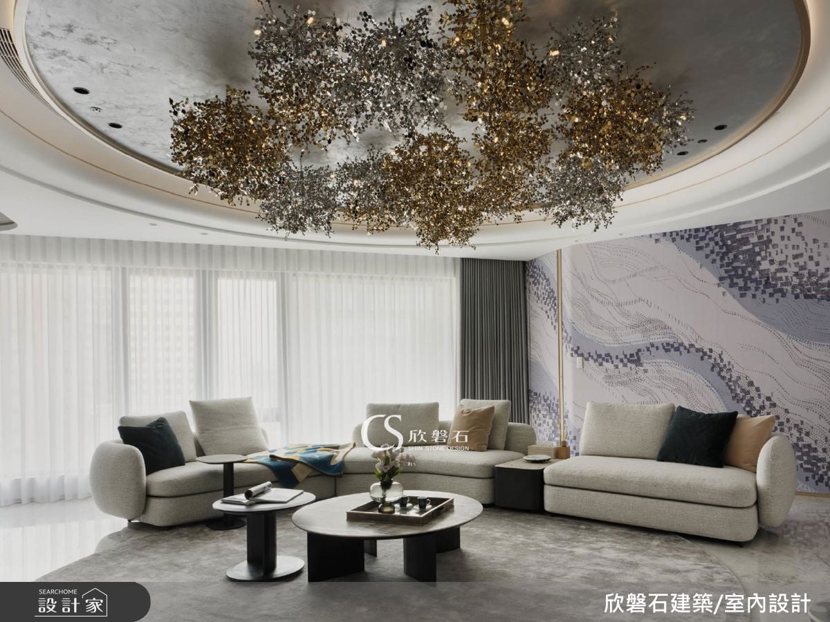走進Karl Lagerfeld美學住宅！忠泰老佛爺毛胚屋化身藝術豪宅，以弧形語...