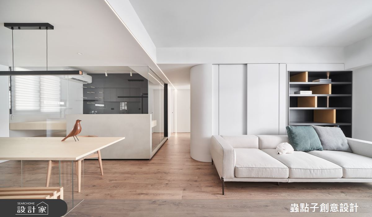 老屋改造後回歸純粹淨白美，完美實現我們幸福的生活藍圖
