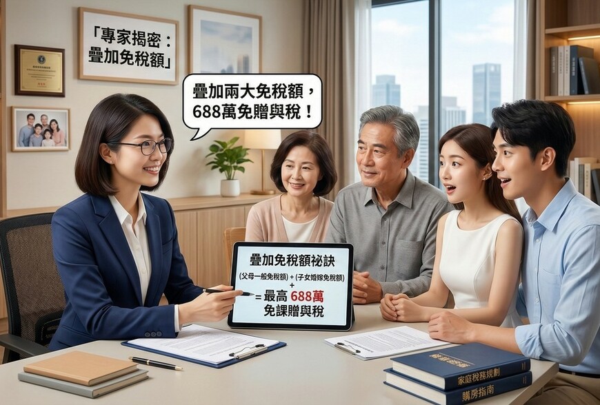 子女結婚送房送錢怎麼給最省？專家揭密：兩大免稅額疊加　最高近700萬免...