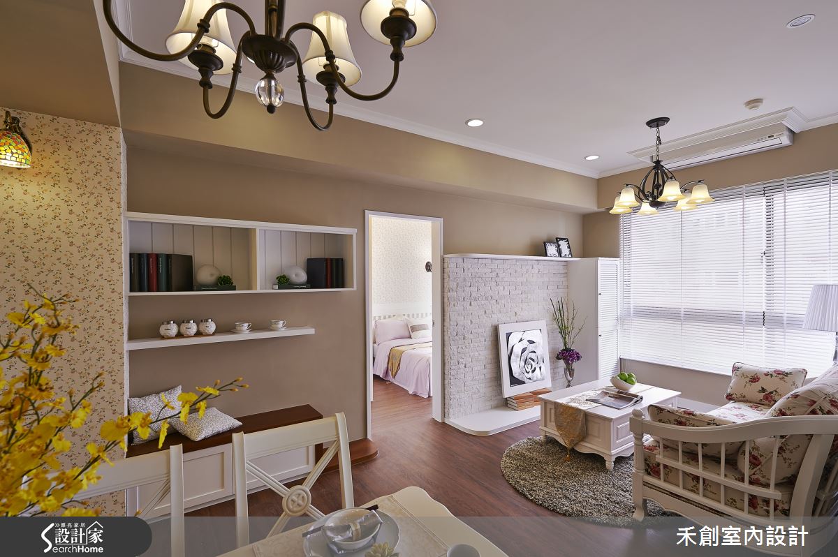 對抗寒冬超暖感！融化你心的 28 坪奶茶色鄉村宅