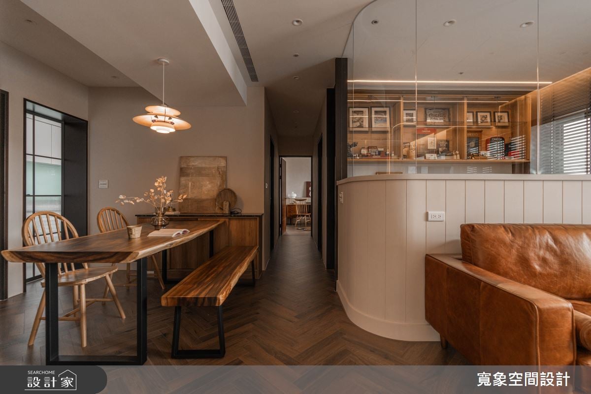 格局重塑x材質美學x珍藏老件，26坪新成屋構築匠人精神的摩登復古風格