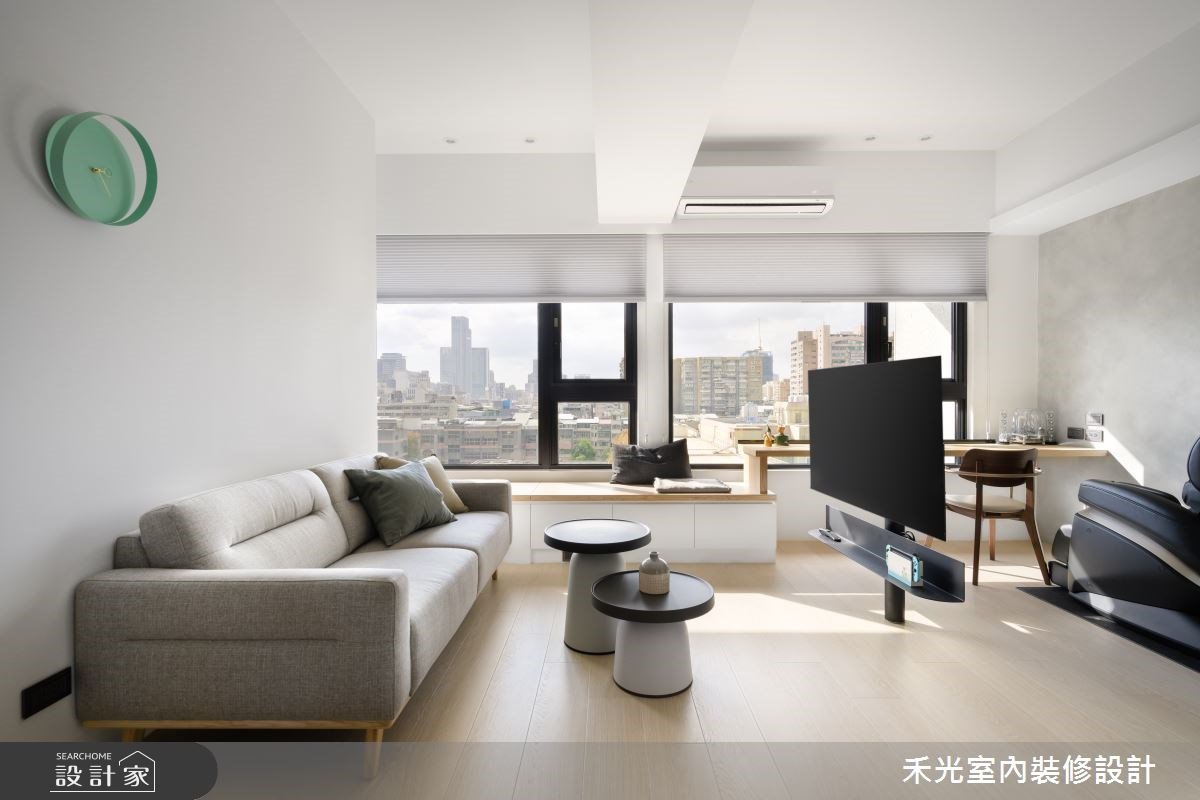 新家風格是夫妻生活的總和！18 坪配有機能玄關與窗邊臥榻，靜享我們舒適...