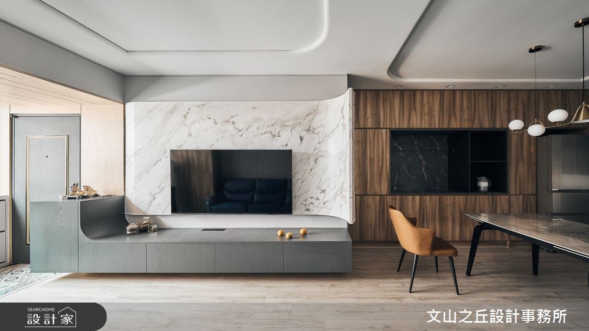 為大齡老屋舞一曲回憶旋律!透過建材、弧形調和收納機能，串起美好生活樂章