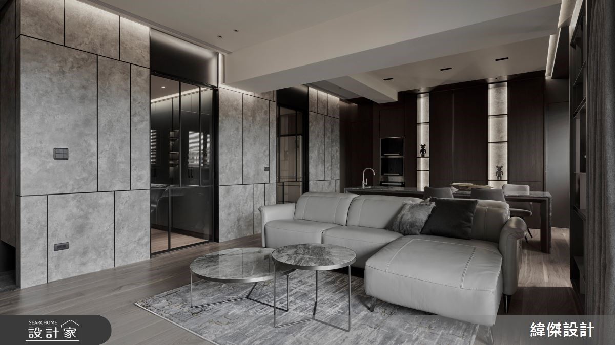 捨棄一房，中古屋變豪宅！放大 28 坪新婚宅的低調奢華感