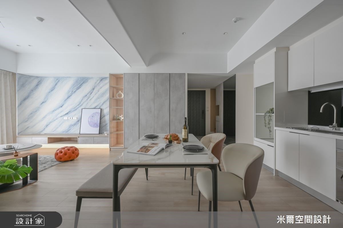 百萬預算打造純淨清新的北歐風居家!新竹竹北新成屋以訂製設計，譜出幸福...