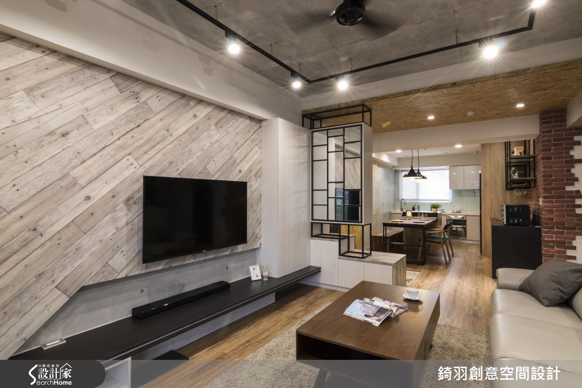 警察辛苦了! 回家就紓壓的30坪個性工業風宅