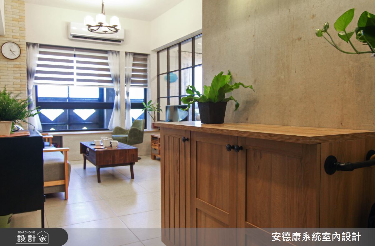 我們家好溫馨！鄉村 Mix 輕工業的 22 坪暖感居宅