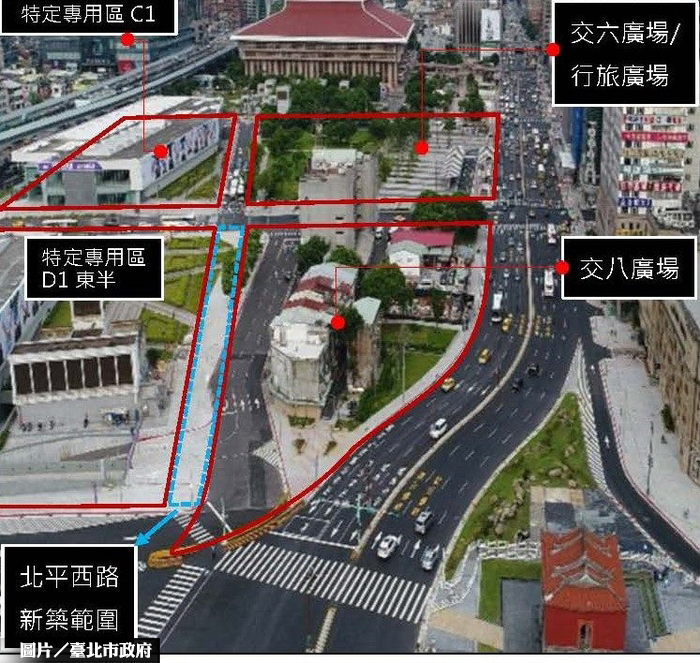 北平西路工程完工 西區計畫輪廓成形