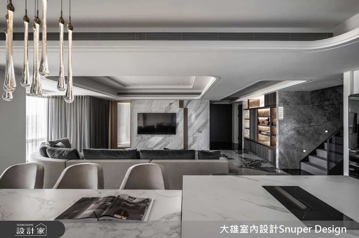 用時尚大理石褪下中古屋風貌！飽覽城市景觀且享受簡約現代風的豪邸