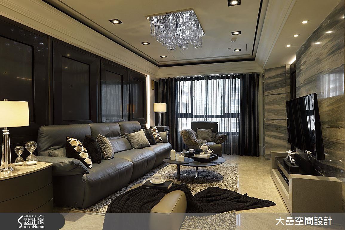 灰黑白圓舞曲 讓31坪中古屋變身時尚奢華宅