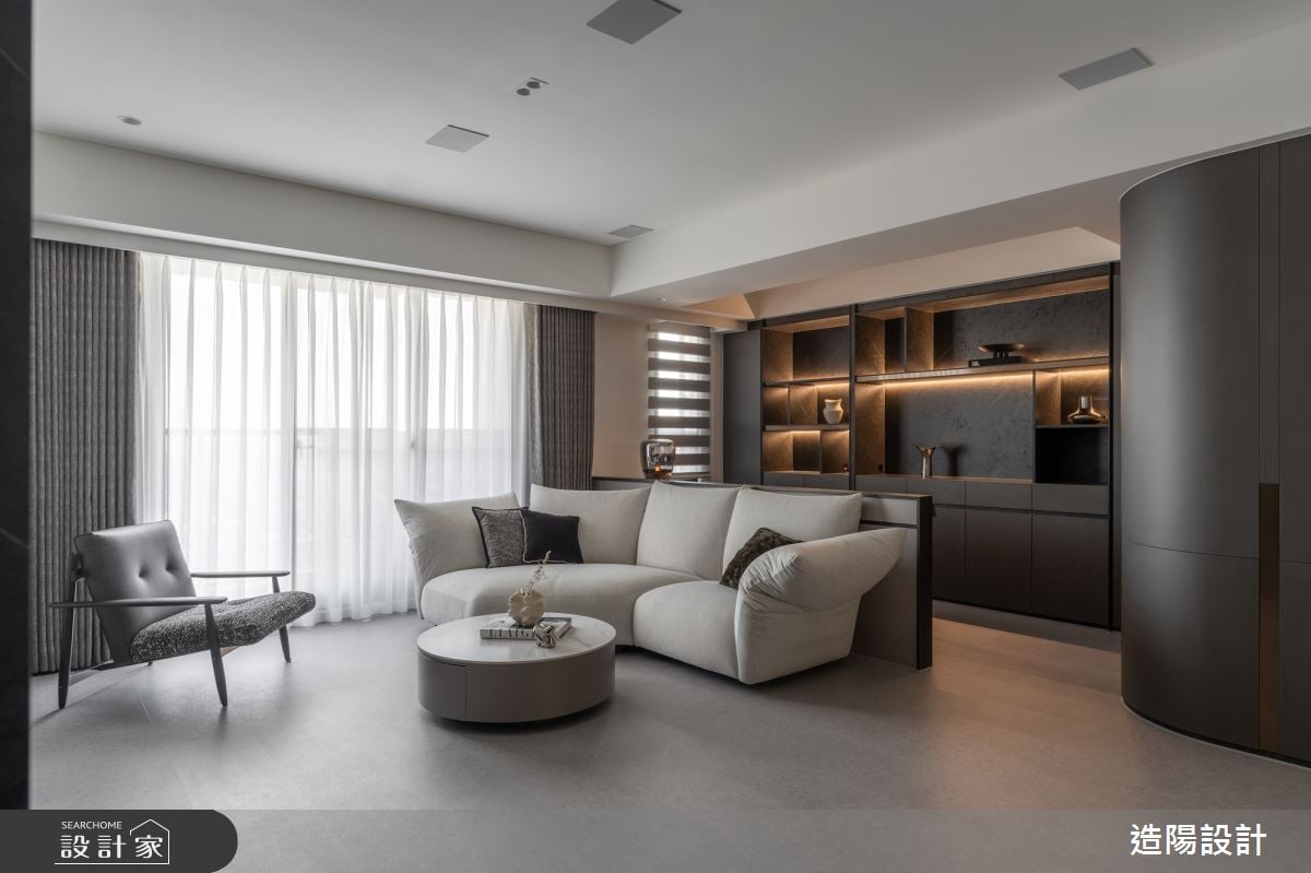 隱身都會的74坪現代風時尚居所！實現光影與機能完美融合的理想家