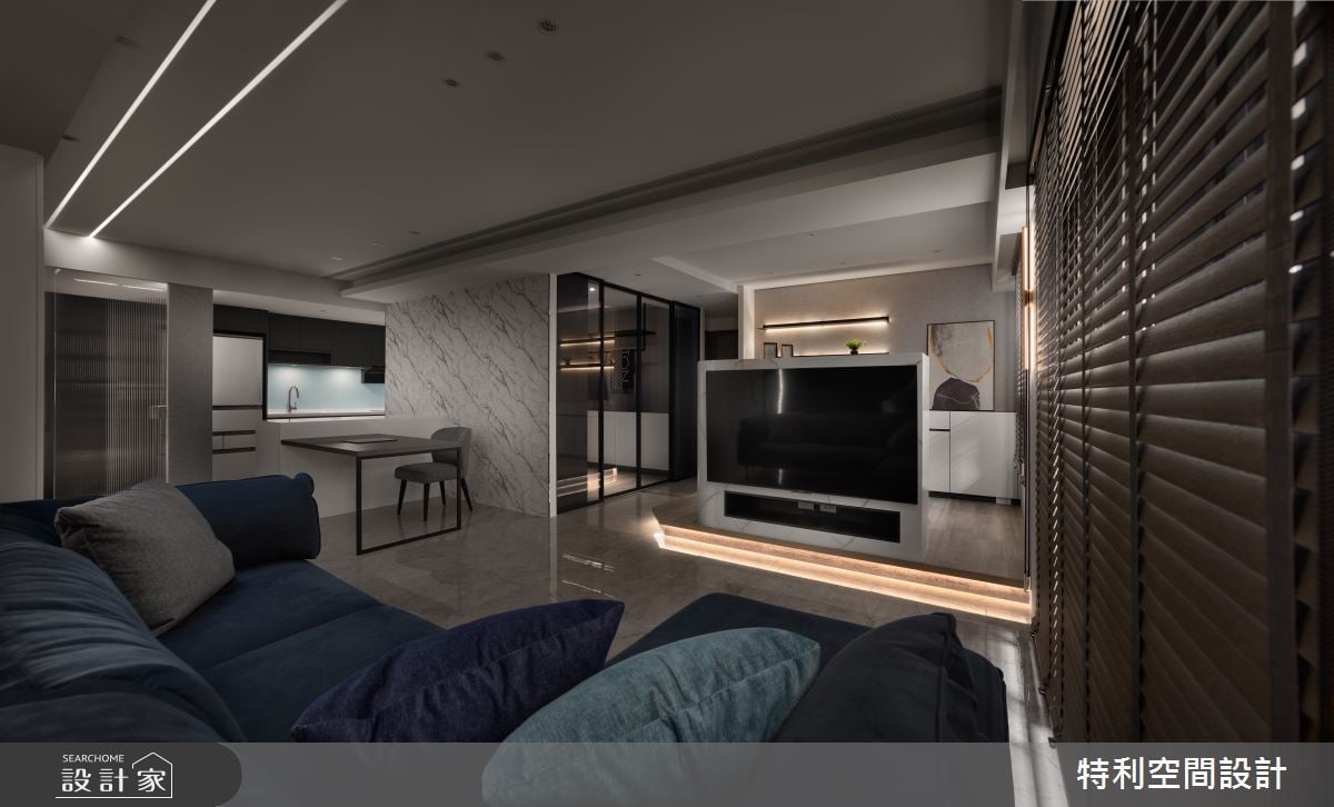 四房改三房讓預售屋媲美五星級飯店!黑白灰X鐵件X玻璃打造質感生活