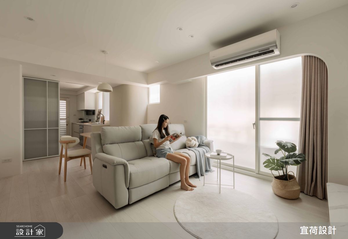 北市「榛果」之家！巧用柔和奶茶色X豐富機能，營造寧靜的專屬溫潤空間