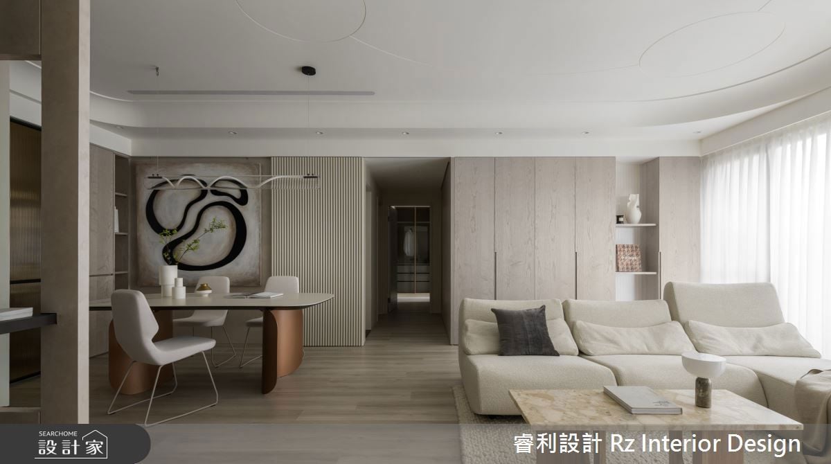 以灰、白寫下生活的薄霧淡韻，27.7坪侘寂風新成屋讓日常重新沈澱