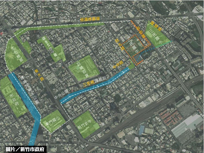 新竹之森環狀綠帶 明年2月完工