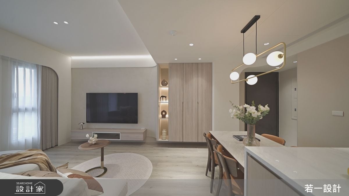 【TV】抓住精準格局 才是放大關鍵！劉傑中開箱燕麥圓弧低奢宅！ 