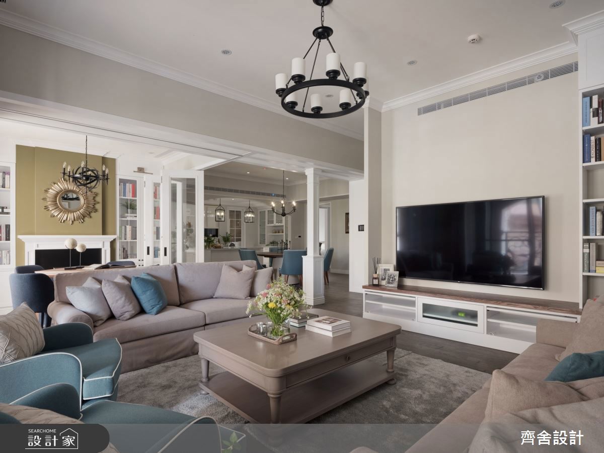 打造早秋限定的美式氛圍宅!46 坪新成屋以溫潤色彩描摹家的溫暖與秩序