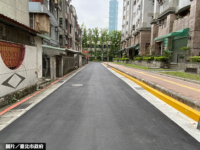 北市信義區巷弄翻新 優化通行環境