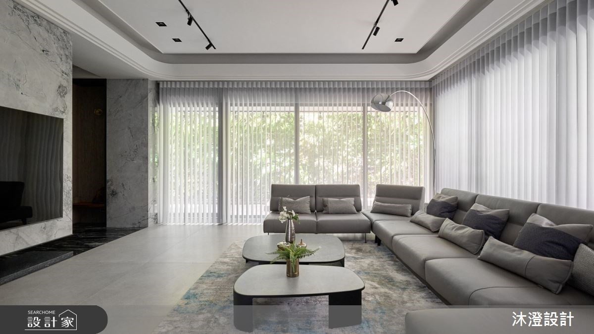 絕美透天別墅異材質X光源，堆疊虛實交錯層次，營造隱密又自在的療癒居所...