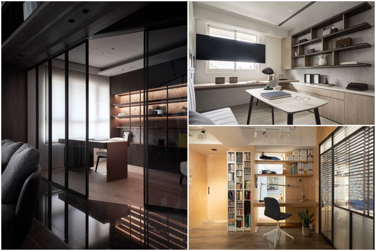 【TV】現代書房設計 半開放式、獨立書房堆疊豐富生活樂趣