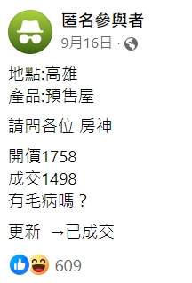 預售屋秒砍260萬 他嚇問有毛病嗎？內行人揭關鍵：很常見
