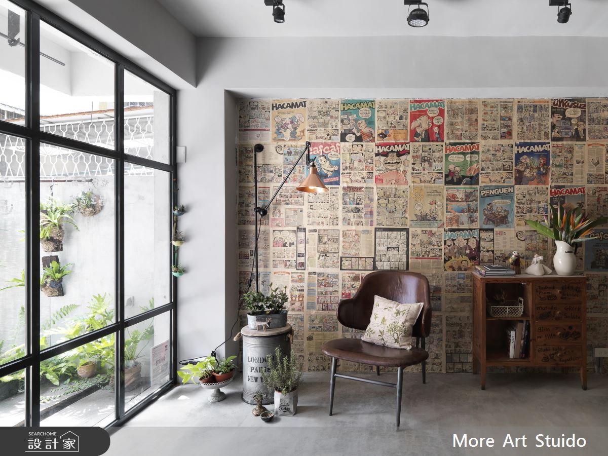 我的辦公室很網美！34 坪老公寓的療癒大改造