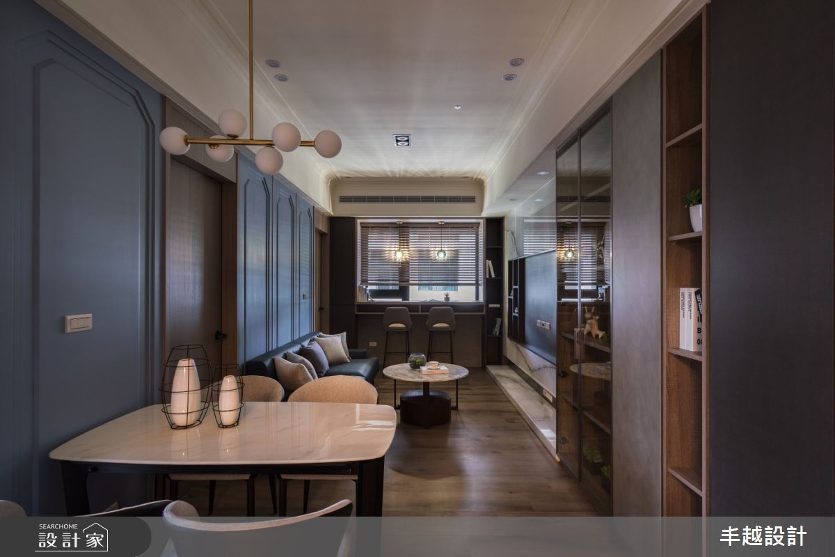 12坪小宅的空間放大術！2房1廳、臨窗吧台不是夢