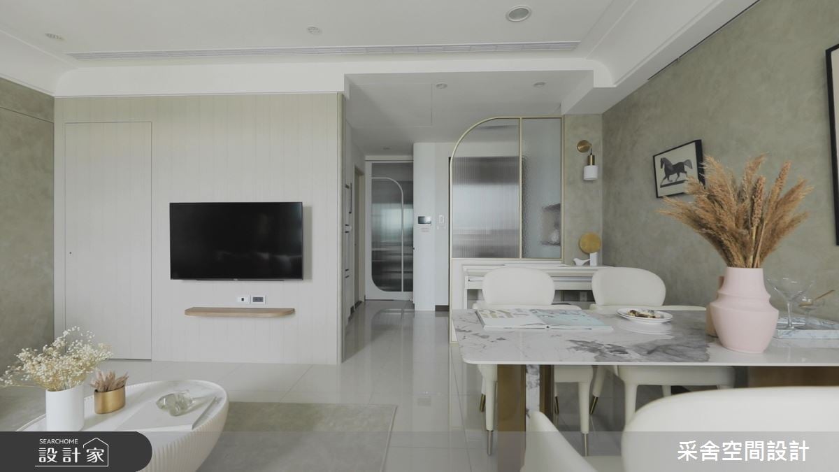 【TV】19坪低奢小宅 劃出溫柔弧線專屬女性的特調時光